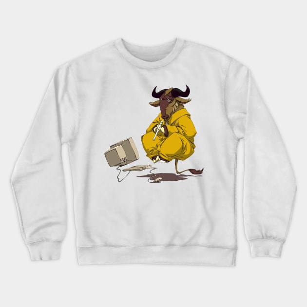 Stay Arch Linux Crewneck Sweatshirt by Nayo Draws